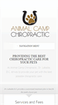 Mobile Screenshot of animalcampchiro.com